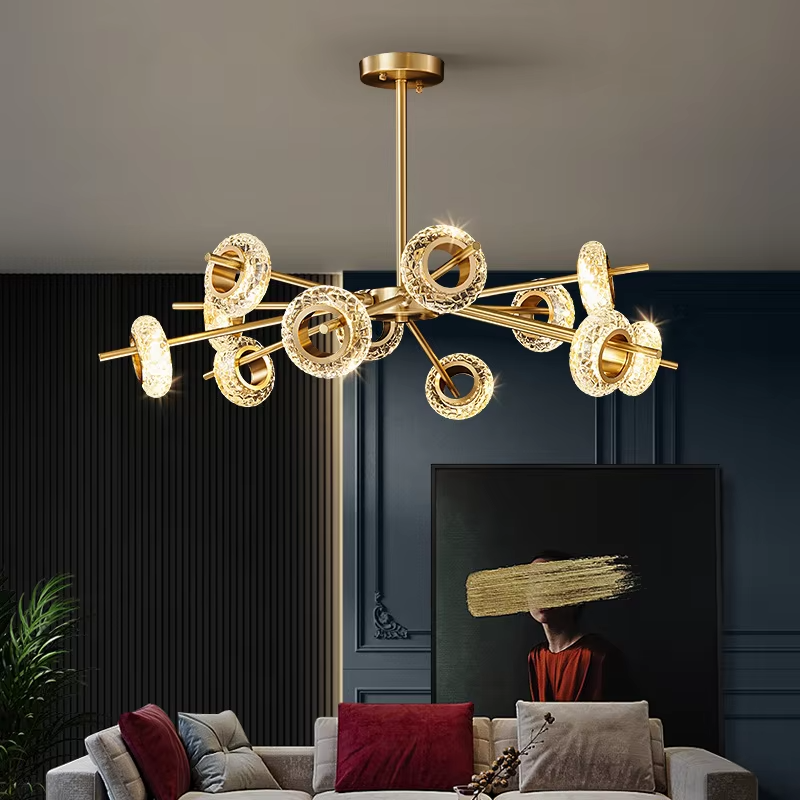 Luxury Led Wristband Crack Crystal Chandelier